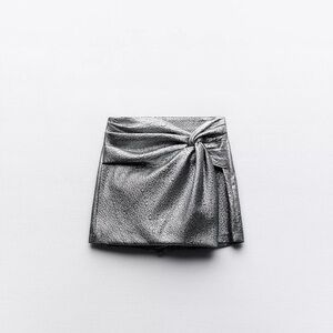 Zara Silver Skort